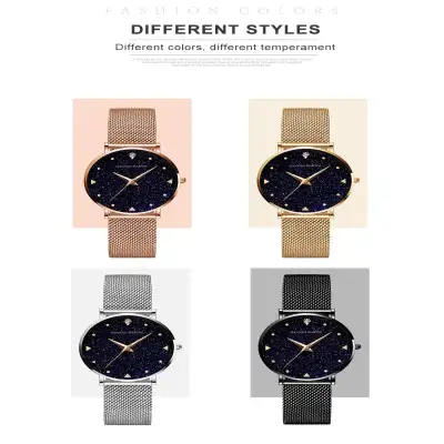 Women's Waterproof Starry Simple Quartz Watch