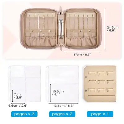 Portable Jewelry Bag Jewelry Travel Storage Box