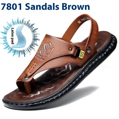 Men's Fashion Latex Soft Bottom Flip Sandals