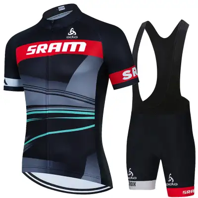 Men's Mesh Thin Sports Short Sleeve Cycling Suit