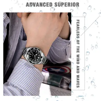 Waterproof Universal Steel Belt Alloy Quartz Watch