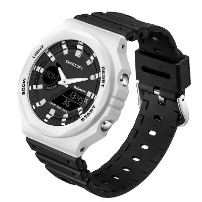 Multifunctional Sports Waterproof Double Display Electronic Watch