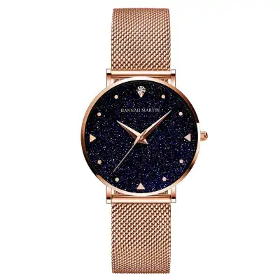 Women's Waterproof Starry Simple Quartz Watch