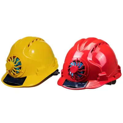 Solar Hat With Fan Thickened Multifunctional Helmet