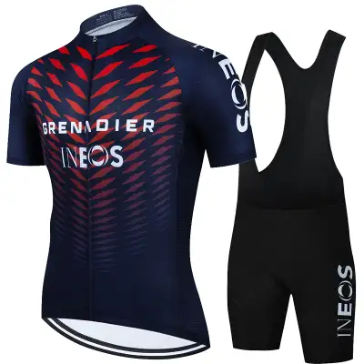 Men's Mesh Thin Sports Short Sleeve Cycling Suit