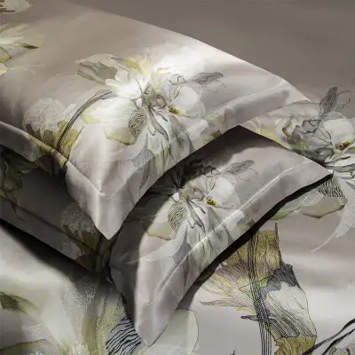 Digital Printed Four-piece Bedding Set Household