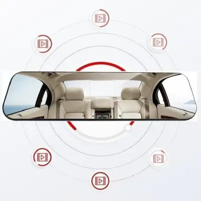 White glass white mirror new driving recorder