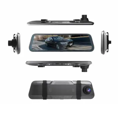 Driving Recorder HD Rearview Mirror 10-inch Full Screen Touch