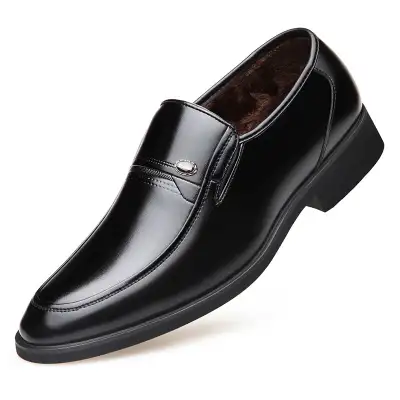 Men's Leather Shoes Business Formal Wear Soft Bottom Non-slip