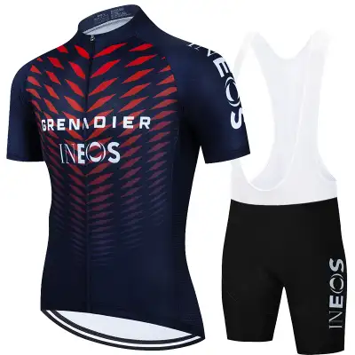 Men's Mesh Thin Sports Short Sleeve Cycling Suit