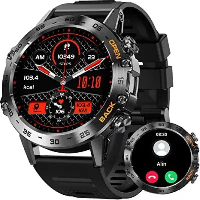 Smart Watch Multi-function Call Suitable For Men's Outdoor Three-proof Heart Rate Blood Oxygen Sports