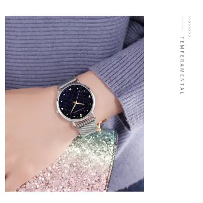 Women's Waterproof Starry Simple Quartz Watch