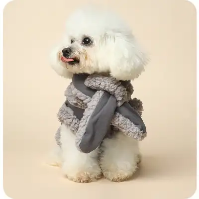 Winter Warm Vest Cat Scarf Pet Clothes