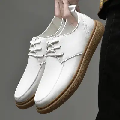 First Layer Cowhide Men's Casual Sneakers