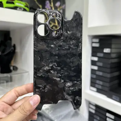 Forged Pattern Carbon Fiber Phone Shell