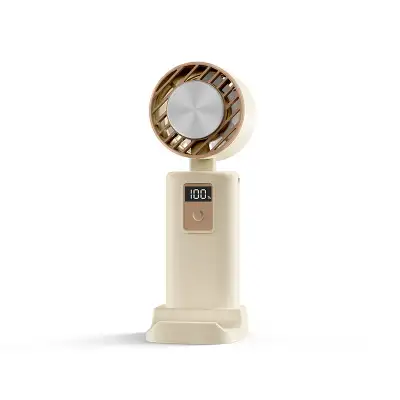 Five-speed Digital Display Refrigeration Handheld Fan Usb Rechargeable