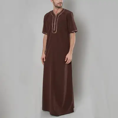 New Loose Men's Casual Muslim Robe