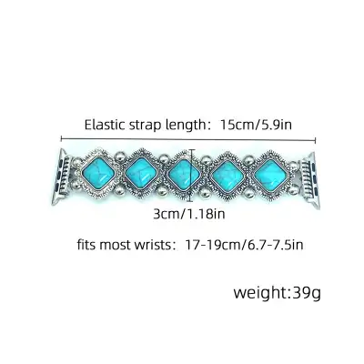 Bohemian Turquoise Smart Watch Strap