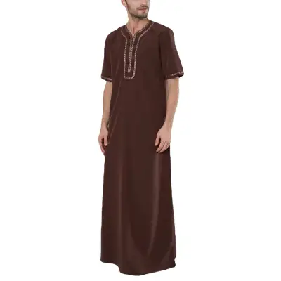 New Loose Men's Casual Muslim Robe