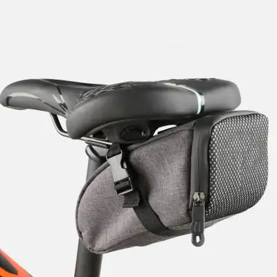 Warning Bicycle Saddle Bag With Light