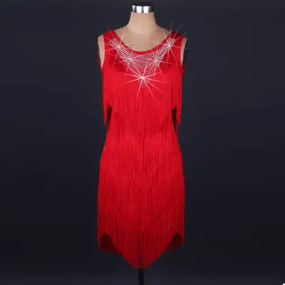 Latin Dance Competition Costume Three-step Square Dance Dress