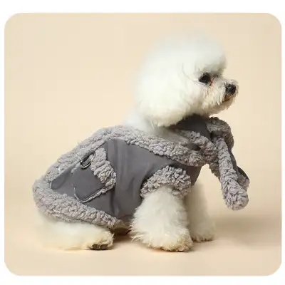 Winter Warm Vest Cat Scarf Pet Clothes