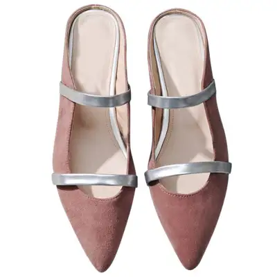 Pointed Toe Strap Flat Casual Shoes