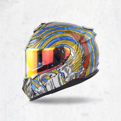 Motorcycle Full Face Helmet Motorcycle Riding Double Lens Full Cover Helmet