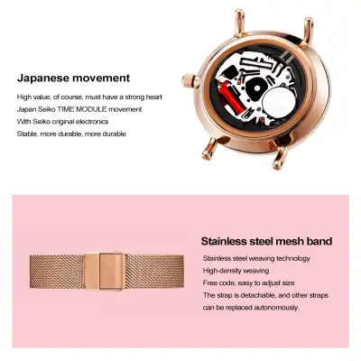 Women's Waterproof Starry Simple Quartz Watch