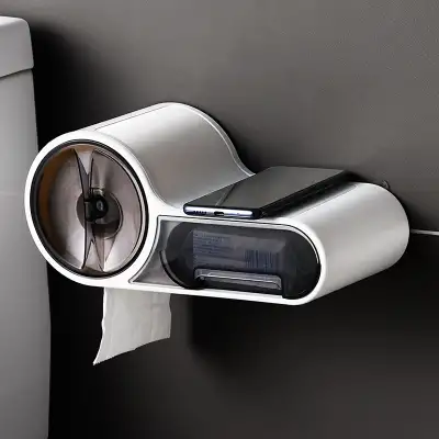 Household Toilet Paper Towel Holder Toilet is Free of Punching