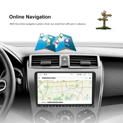 9-inch Car Bluetooth MP5 Player Android System GPS Navigation Carplay Host