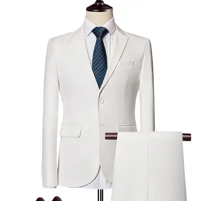 New Men's Business Casual Suit Suit Two-piece Set