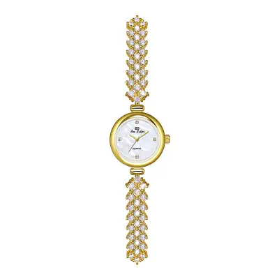 Mermaid Light Luxury Diamond Small Gold And Silver Chain Watch