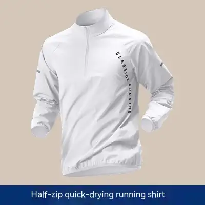 Half Zipper Sportswear Men's Long-sleeved Quick-drying Clothes