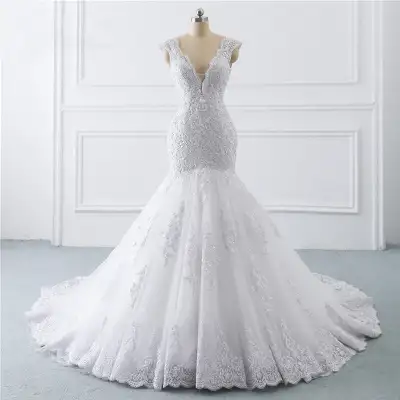 Mermaid Light Wedding Dress Sexy Trailing Luxury Sen Is Thin Bride French Retro