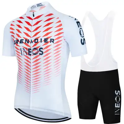 Men's Mesh Thin Sports Short Sleeve Cycling Suit