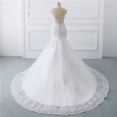 Mermaid Light Wedding Dress Sexy Trailing Luxury Sen Is Thin Bride French Retro