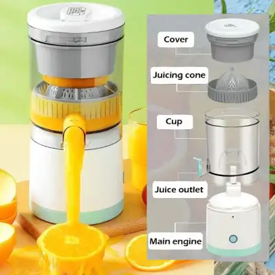 Electric Citrus Juicer Juice Squeezer Portable Press Machine Fruit Extractor UK