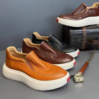 Summer Men's Vintage Casual Leather Shoes