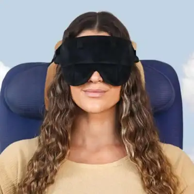 Travel Eyeshade Travel Business Trip Nap Eye Mask Super Soft Head Support