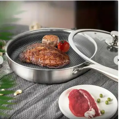 High-end Gift Pot Induction Cooker Universal Wok Steak Honeycomb Non-stick Frying Pan Manufacturer