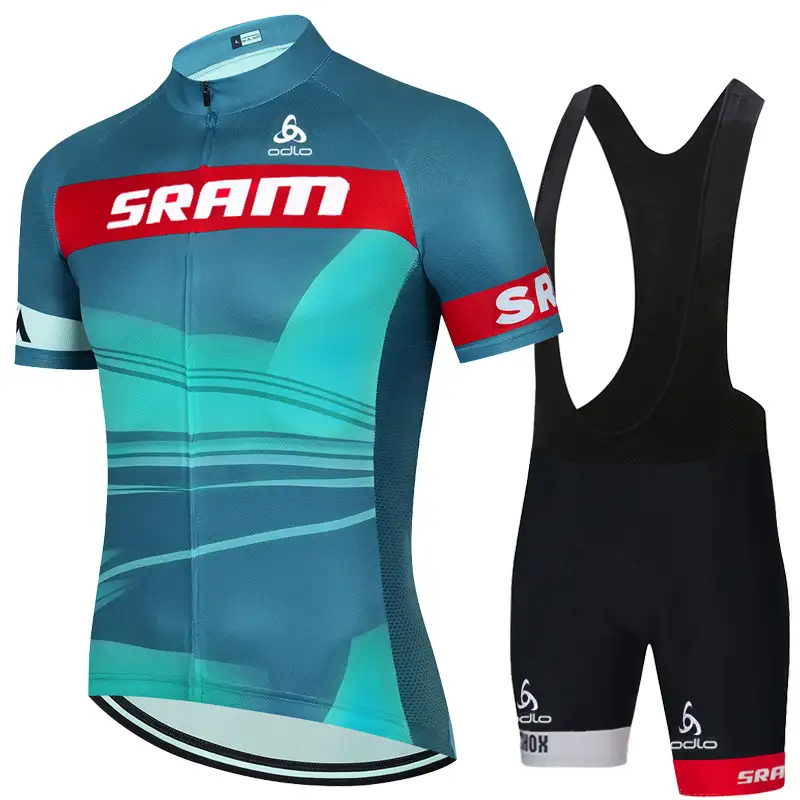 Men's Mesh Thin Sports Short Sleeve Cycling Suit