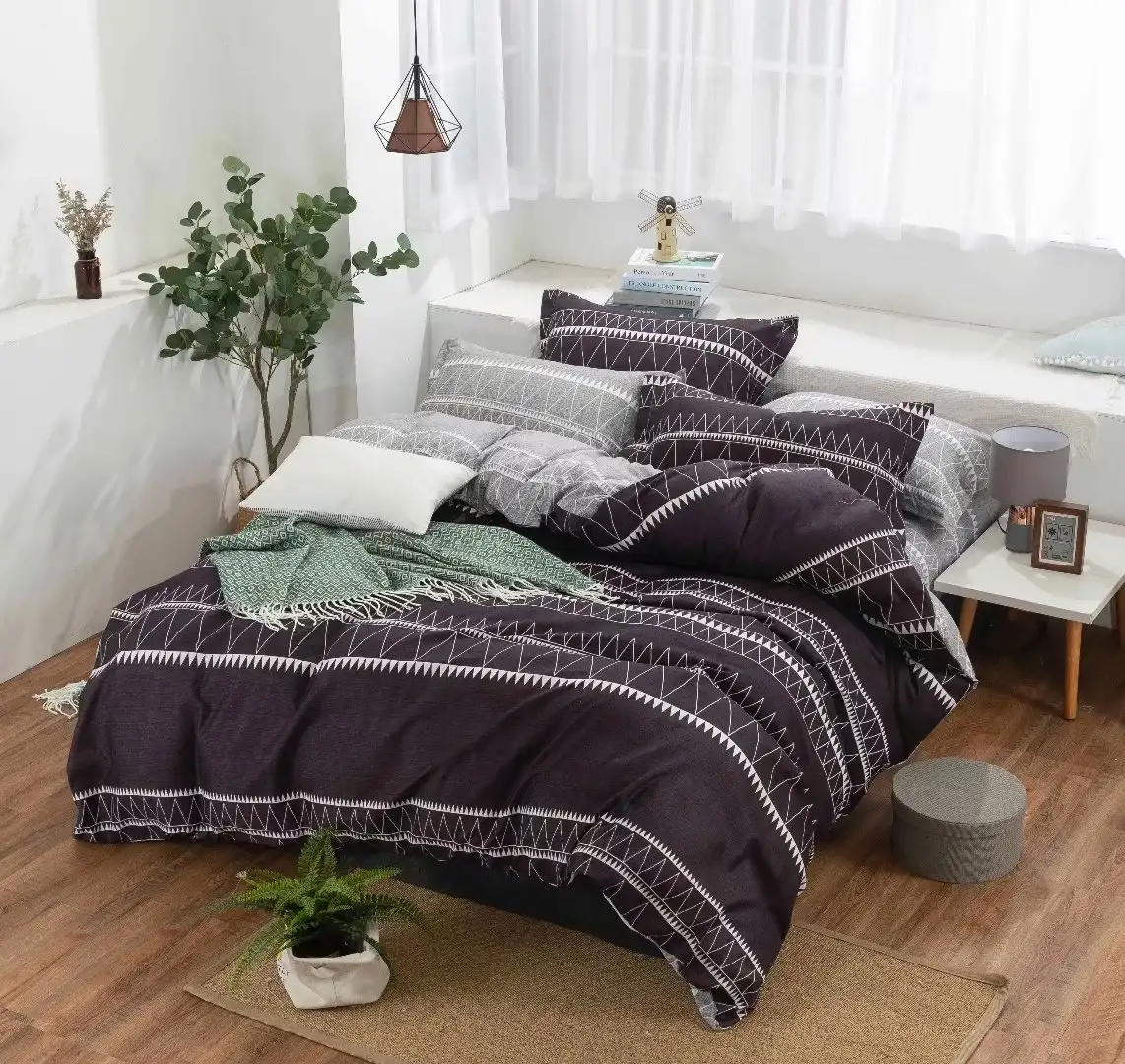 Three-piece Bedding Set Printed Home Textile