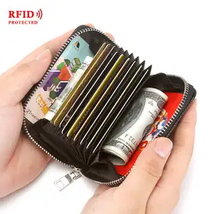 Creative PU Fashion Beauty Clip Sewing Line Wallet Business Card Holder