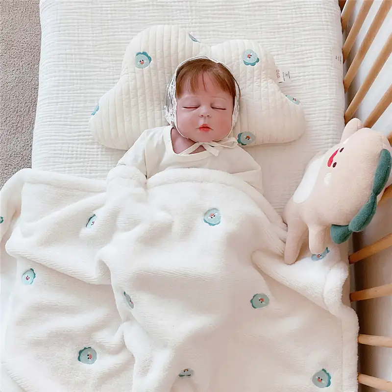 Baby Embroidery Breathable Sweat Absorbing Shaping Pillow