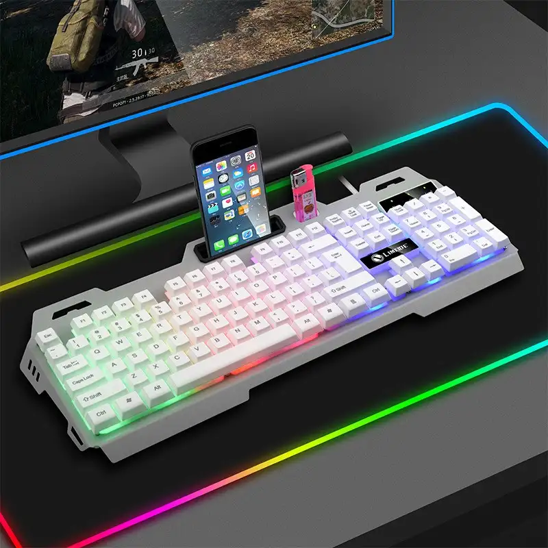 Game Luminous Keyboard Mouse Suit E-sports Machinery Feel Key Mouse