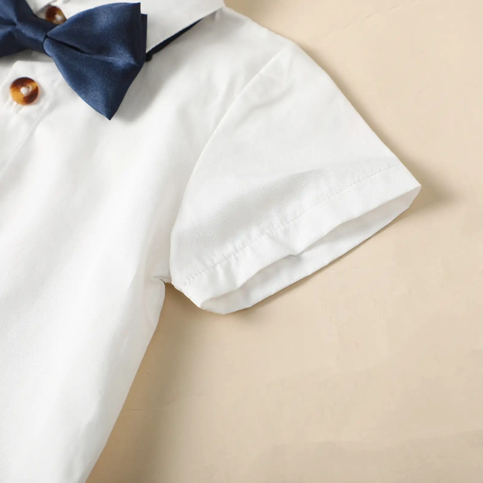 Children's Shirt Bow Tie Suspender Pants Suit