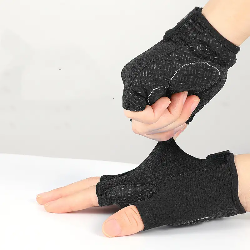 Cycling Breathable Short-finger Non-slip Half-finger Gloves