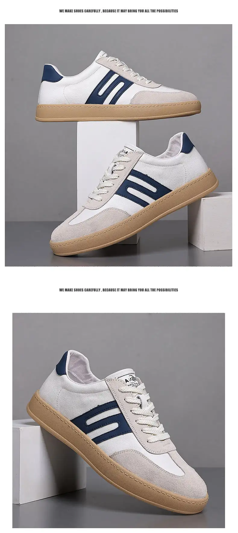 Men's Fashionable All-match Soft Bottom Breathable Casual Shoes