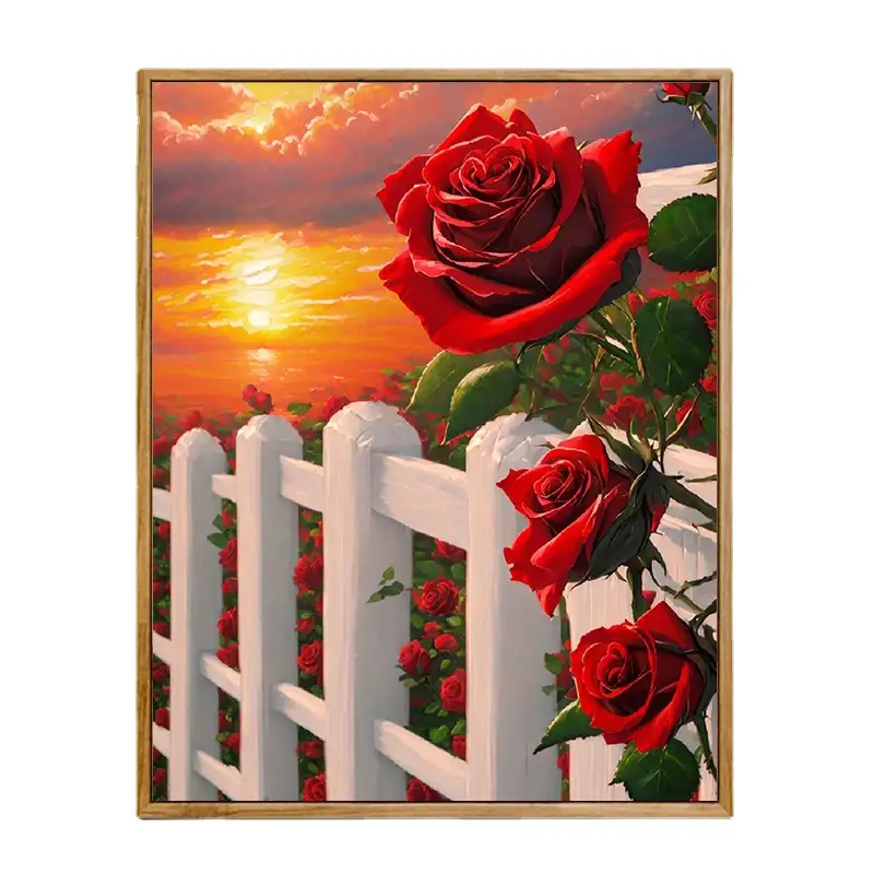 Advanced Rose Digital Oil Painting Diy